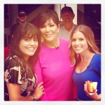 Nothing like Pink's Hot Dogs at 9am with Kris Jenner and Maria Sansone!