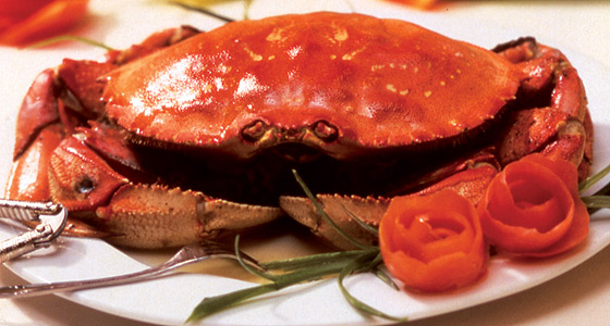AnQi's roasted crab dish