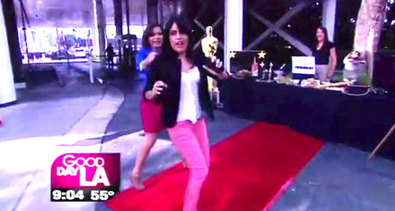 Mar Yvette on the red carpet