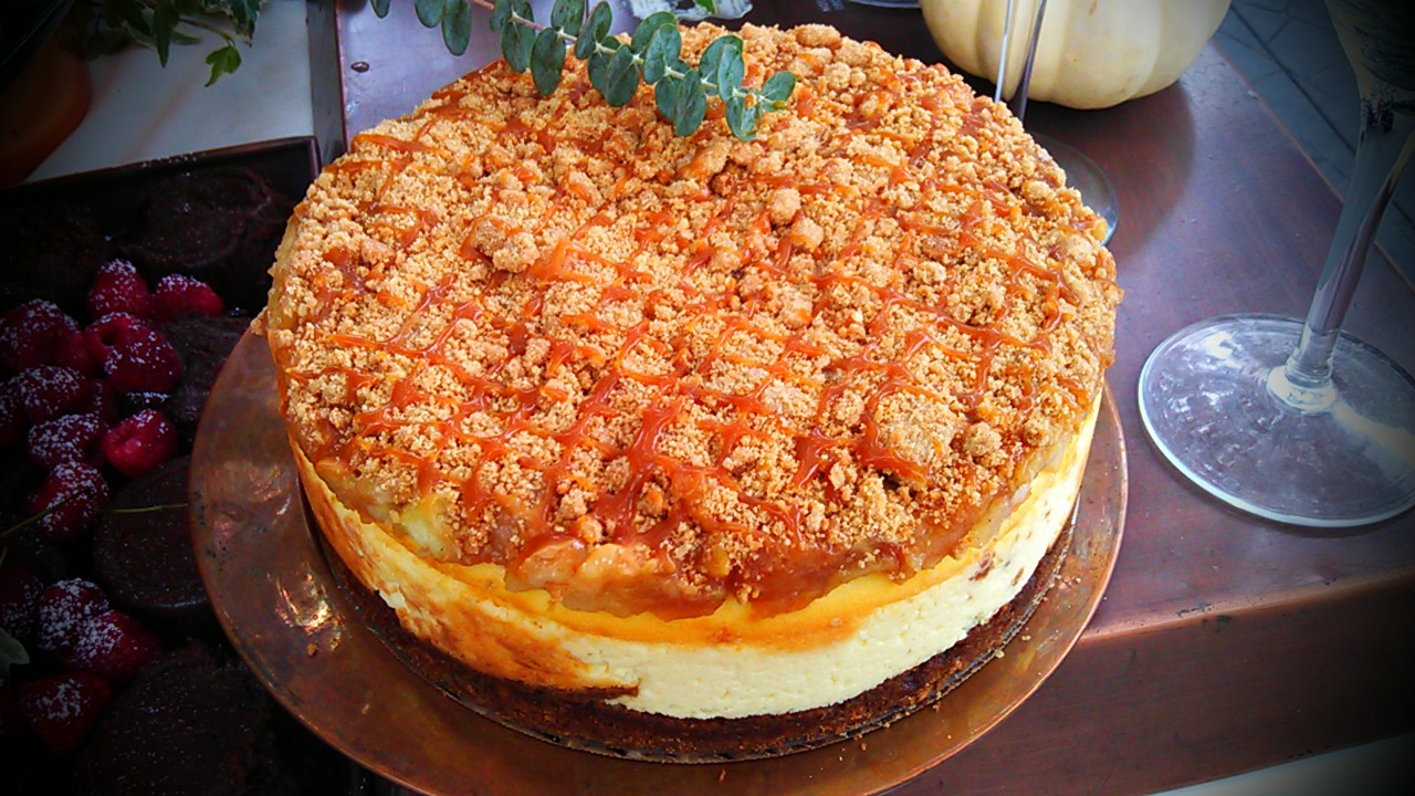 Pumpkin cheesecake