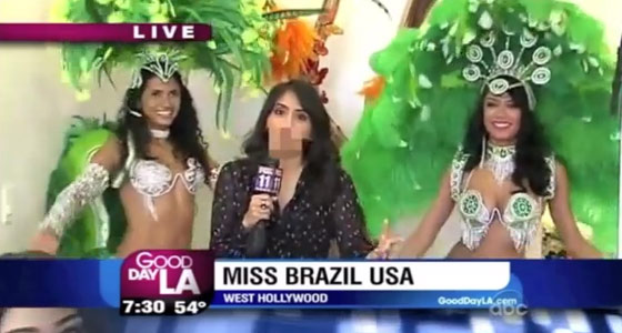Mar Yvette on Jimmy Kimmel ... sort of