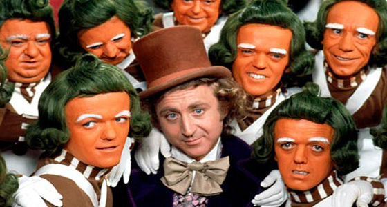Not cute: The oompa loompa orange spray tan