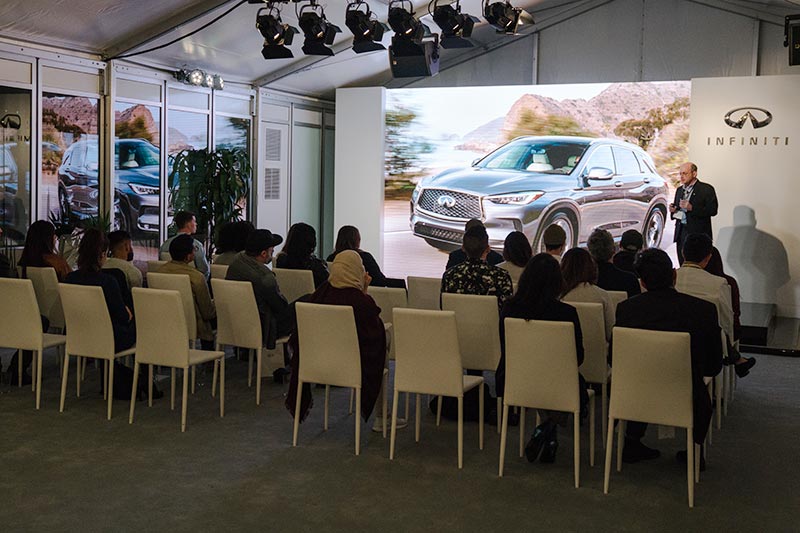 Infiniti QX50 Global Media Drive presentation