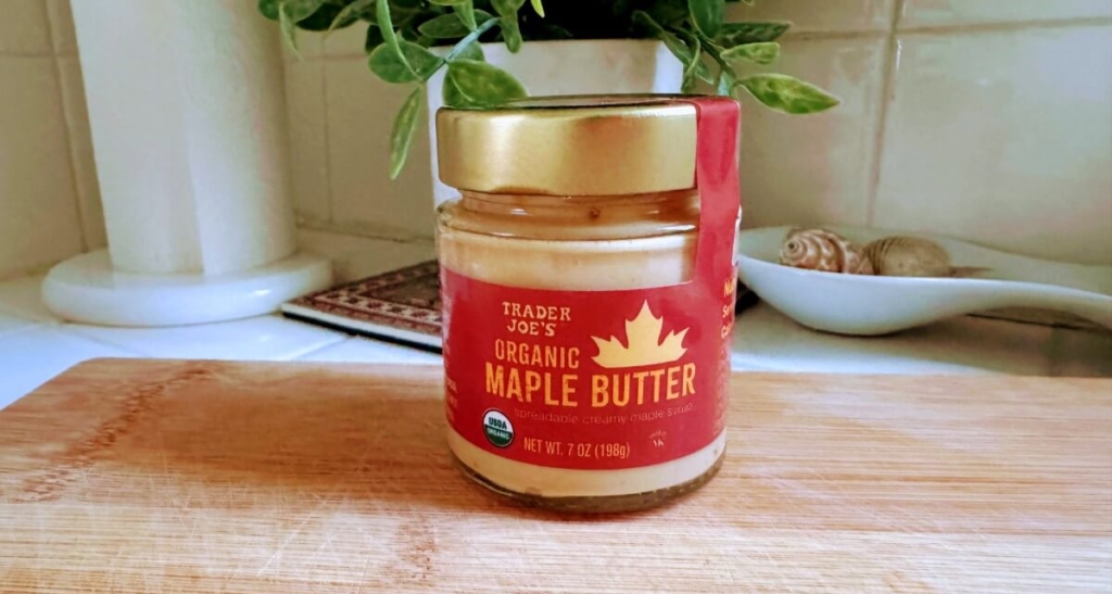 Maple Snacks for Fall: Trader Joe's organic maple butter