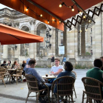 Street cafe in Saint Pierre