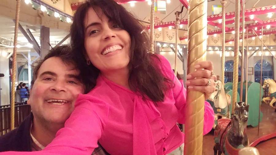 Original Love Is Blind couple Mar Yvette + Aram Brazilian met in a chat room back in Y2K